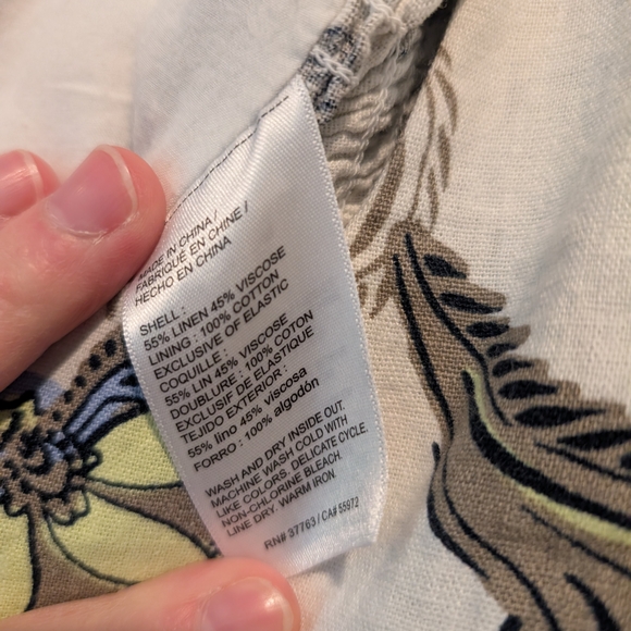 Ella Paisley Crop Top and Skirt Set - Green, Blue, Black on White - Picture 6 of 12